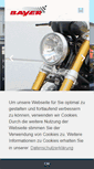 Mobile Screenshot of motorrad-bayer-gmbh.de